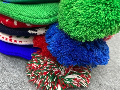 Nón Noel vải len có Led chớp nháy [Co giãn - Nhiều kiểu] NON-X-11